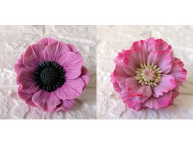 Набор форм "Цветок Виолетта и Клематис Бриллиант"