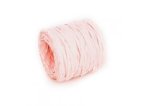 Рафия бледно-розовая 1 метр