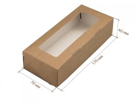 Коробки с прозрачной крышкой и окошком на два мыла 20*12*4 см