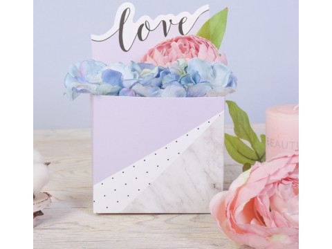 Коробки для мини букетов «Любовь», 12 × 20 × 10 см